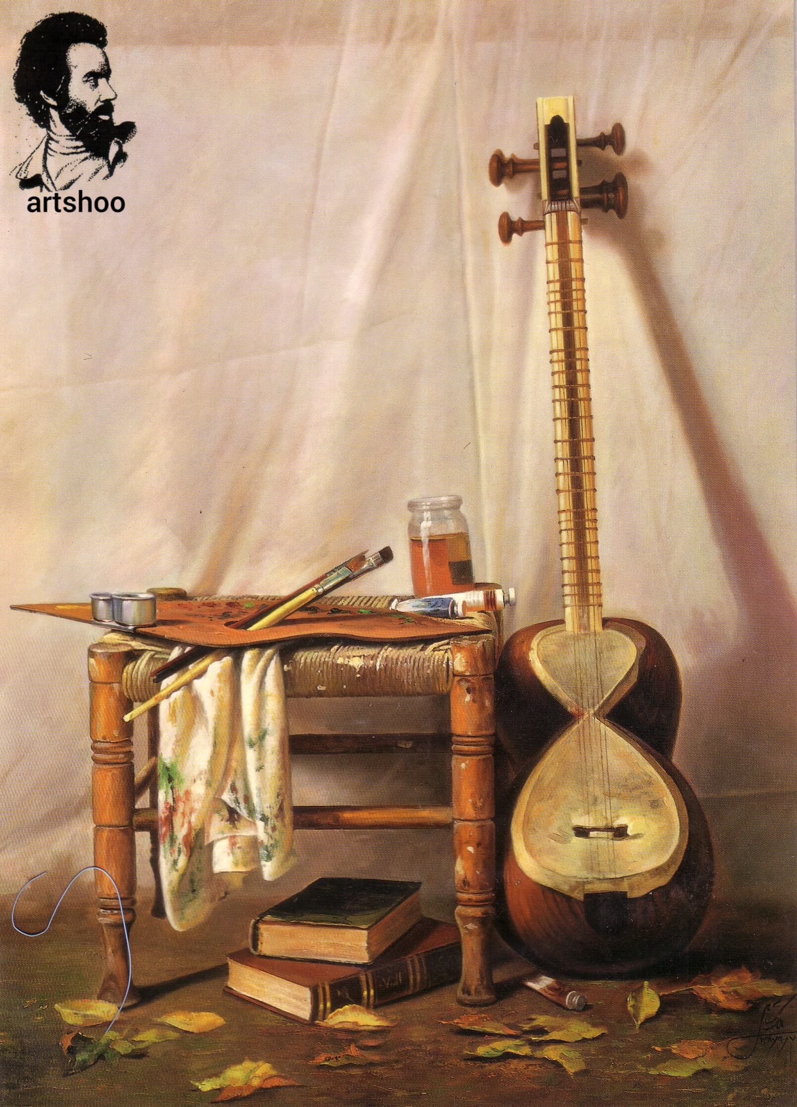 آموزش نقاشی رنگ روغن